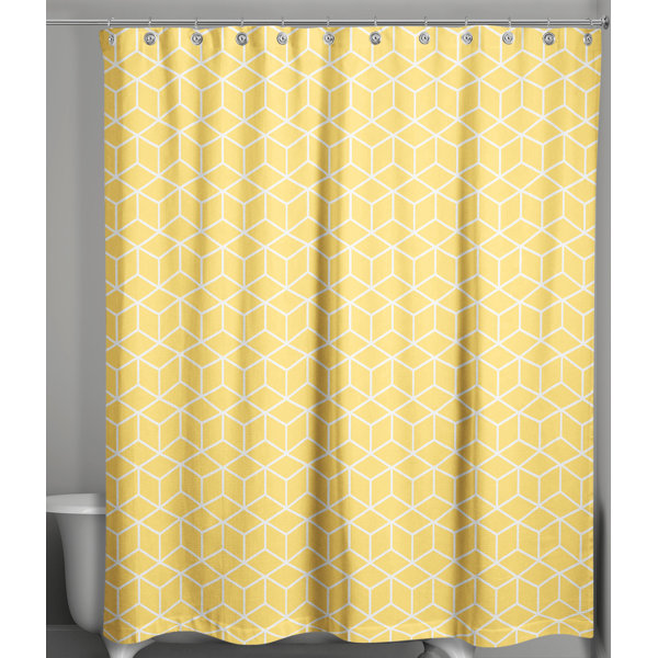 Brayden Studio® Bakstran Geometric Shower Curtain Wayfair